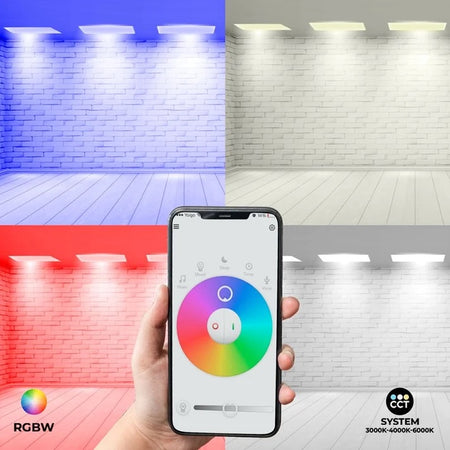 rgb led panel 60x60 - upravljanje tuya aplikacijom
