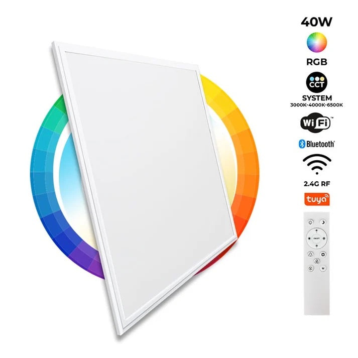 rgb led panel 60x60 - snage 40w - rgbw funkcija - wifi