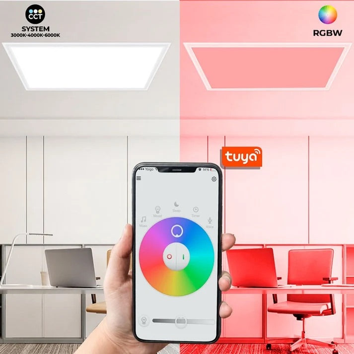 rgb led panel 60x60 - rgbw 3cct 
