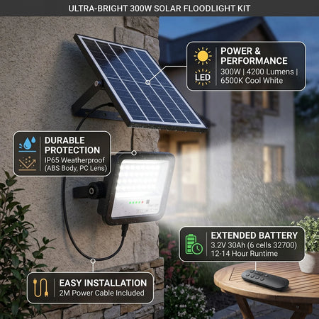 solarni reflektor 300w - prikaz karakteristika