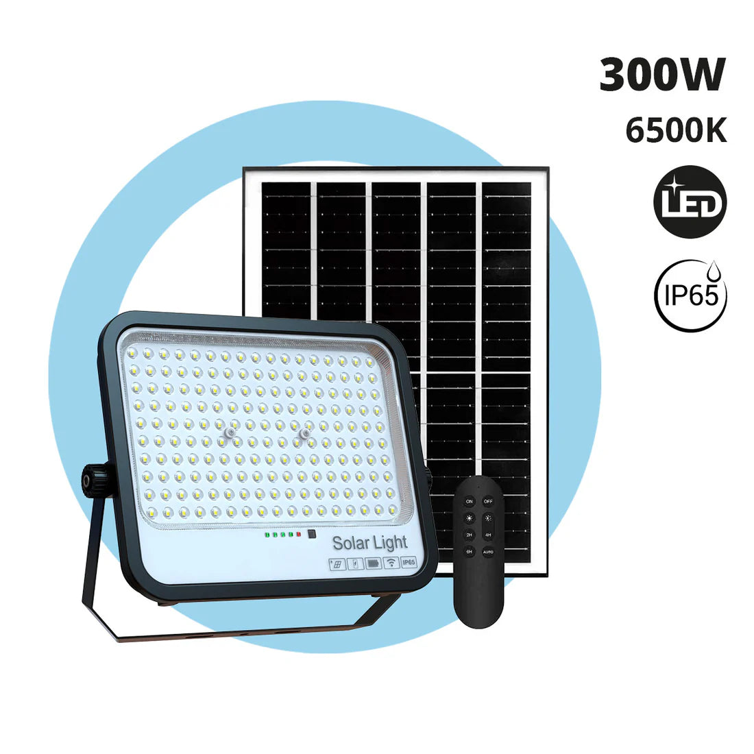 solarni reflektor 300w - ip65 - sa daljinskim upravljačem