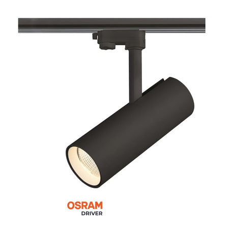 tračna rasvjeta - tračni reflektor crne boje sa osram driverom