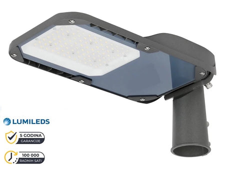 ulična rasvjeta sa 5 godina garancije i 100 000 radnih sati i lumiled diodama - sive boje - lustre