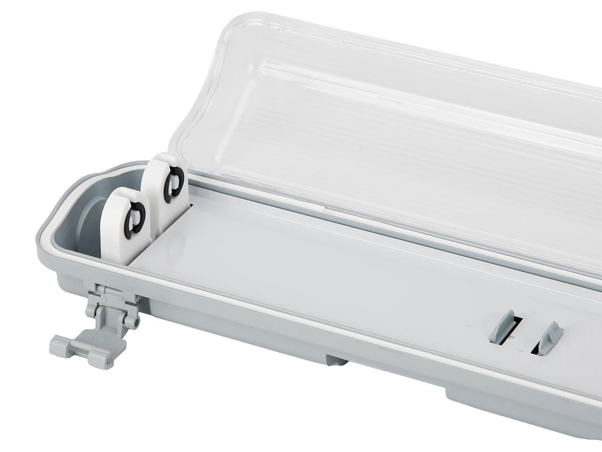 vodotjesna lampa 150 cm za dvije led cijevi 2x150 sa zaštitom ip65 - slika unutrašnjosti led lampe