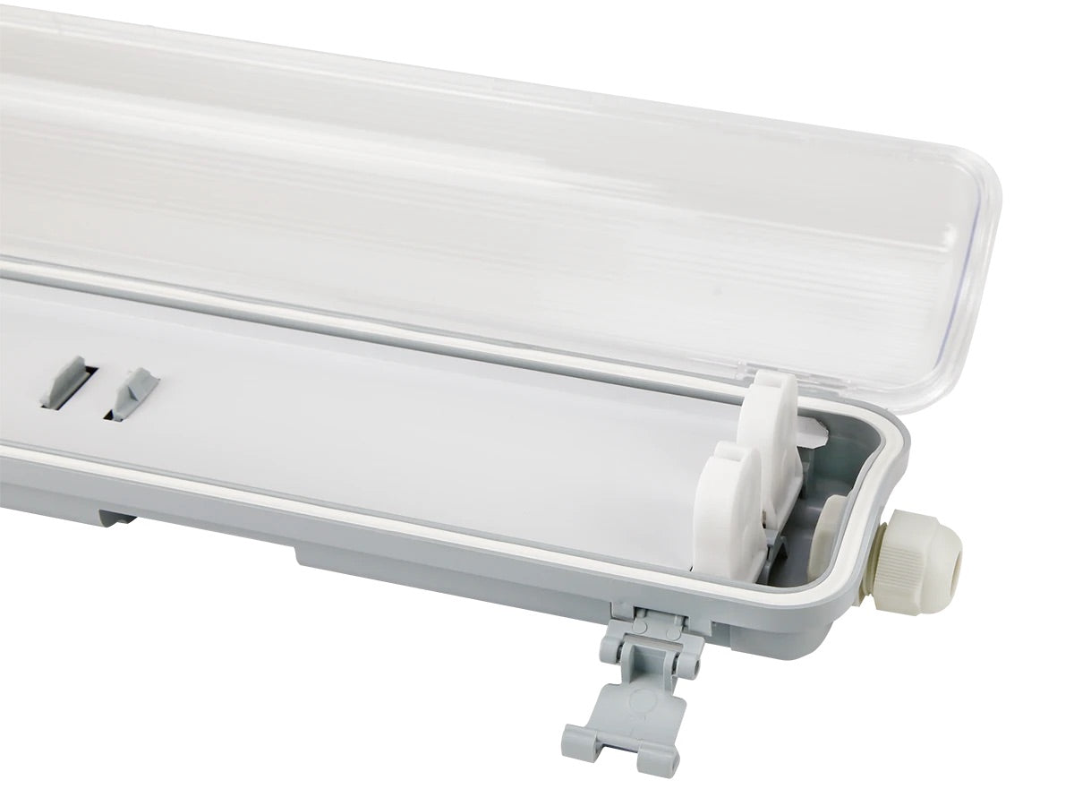 vodotjesna lampa 150 cm za dvije led cijevi 2x150 sa zaštitom ip65 - slika unutrašnjosti led lampe