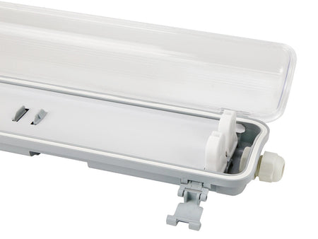 vodotjesna lampa 150 cm za dvije led cijevi 2x150 sa zaštitom ip65 - slika unutrašnjosti led lampe