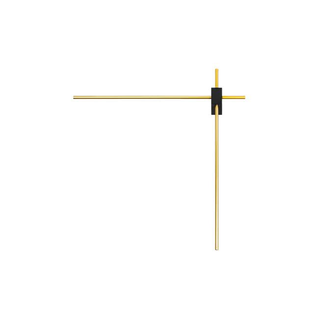 zidne lampe dekorativne zlatno crne boje