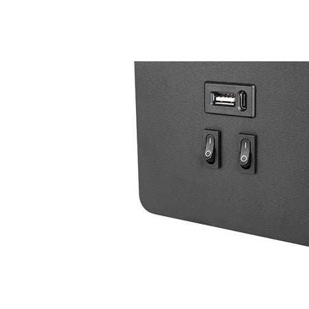 baza zidne lampe s prekidačem i ambijentalnim svjetlom crno zlatne boje