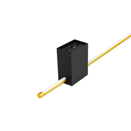 zidne lampe zlatno crne boje dužine 120cm slika baze odozdo
