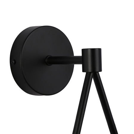 zidne lampe unutarnje baza crne boje 