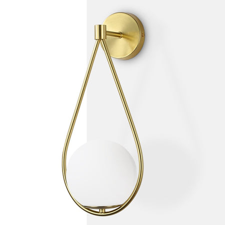 zidne lampe unutarnje zlatne boje na zidu