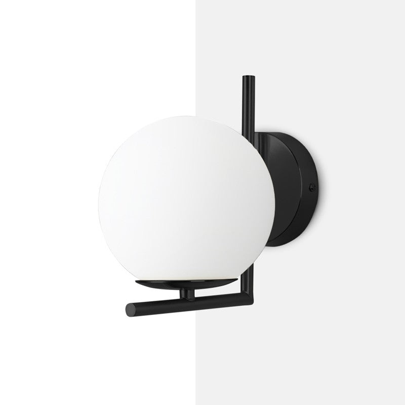 zidne lampe za dnevni boravak baza crne boje na zidu