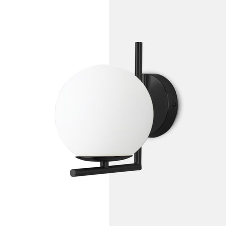 zidne lampe za dnevni boravak baza crne boje na zidu